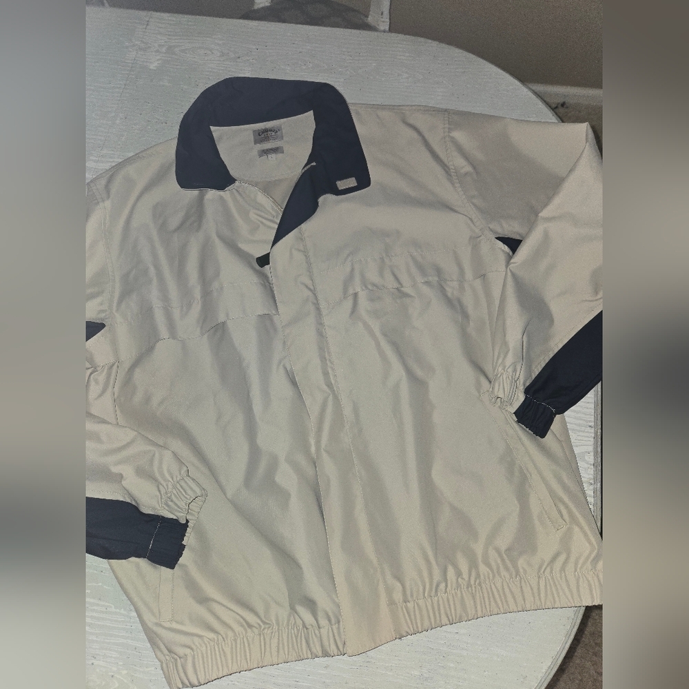Men's Sz L Callaway Golf Windbreaker Jacket Water Repellant